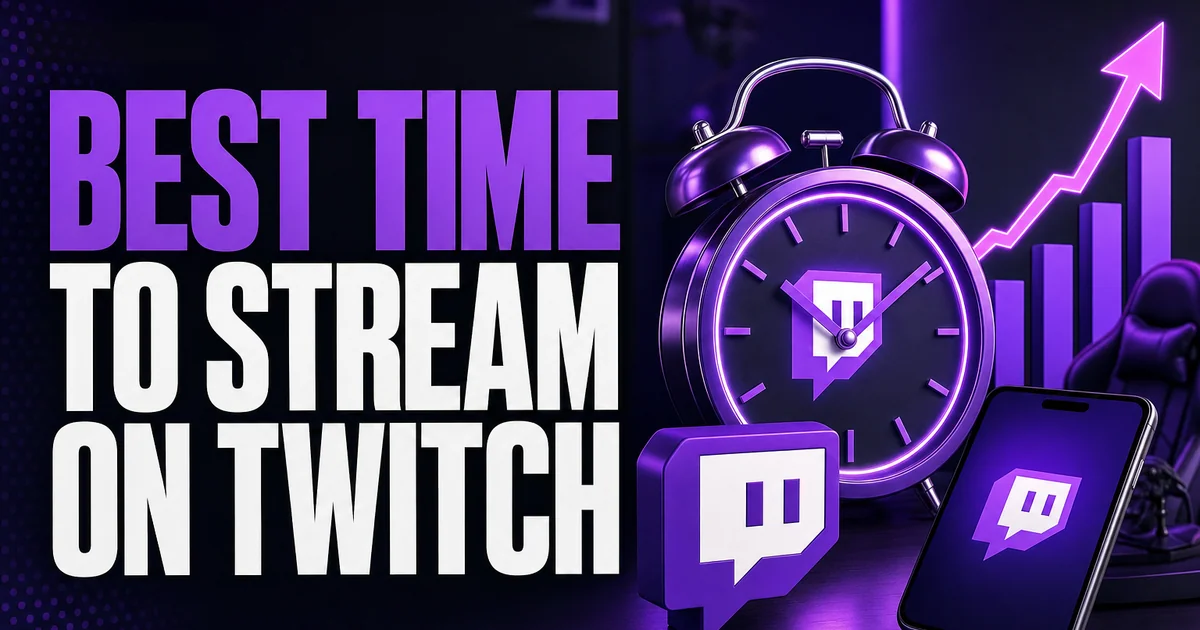 Best Time to Stream on Twitch: Analytics-Based Guide