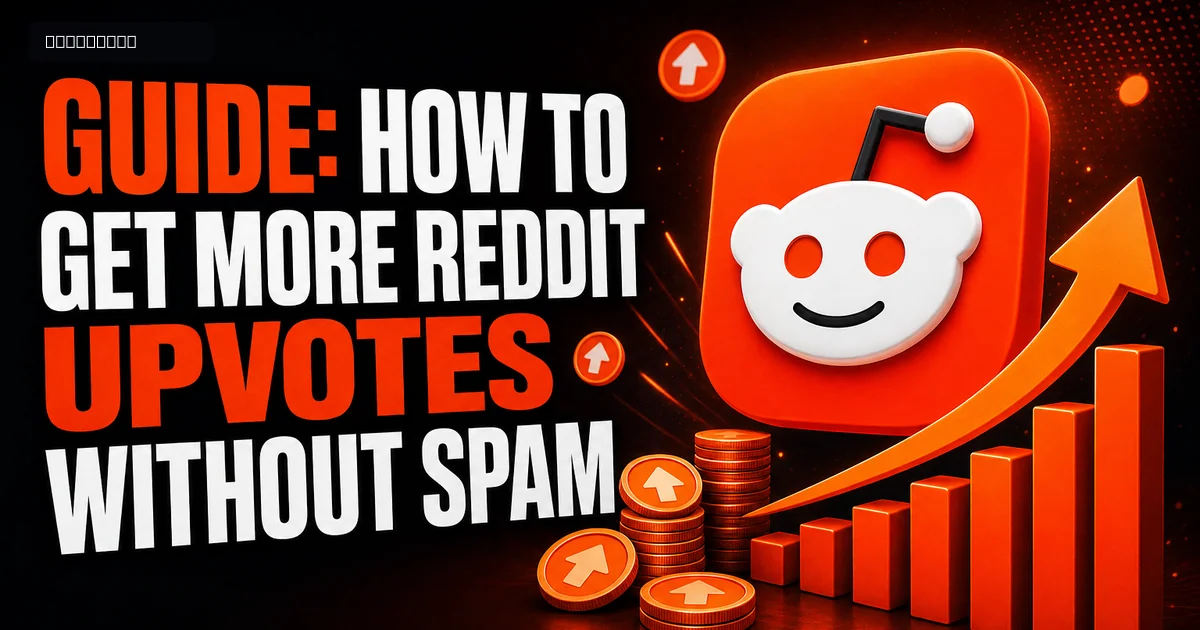 Guide: how to get more reddit upvotes without spam
