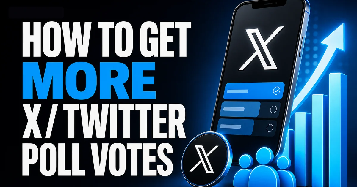 How to get more x / twitter poll votes: 9 practical tactics