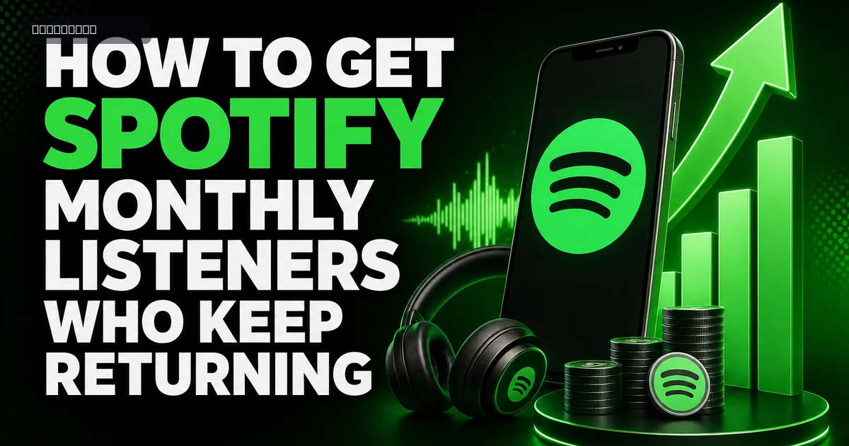 How to Get Spotify Monthly Listeners Who Keep Returning