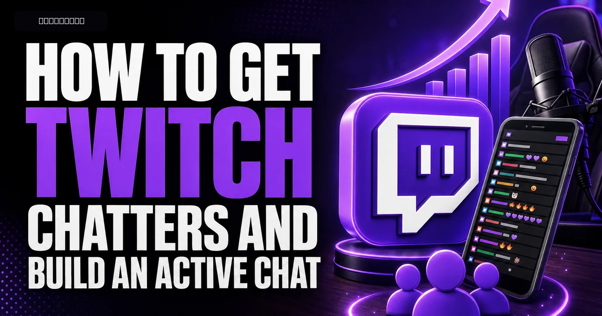 How to Get Twitch Chatters and Build an Active Chat
