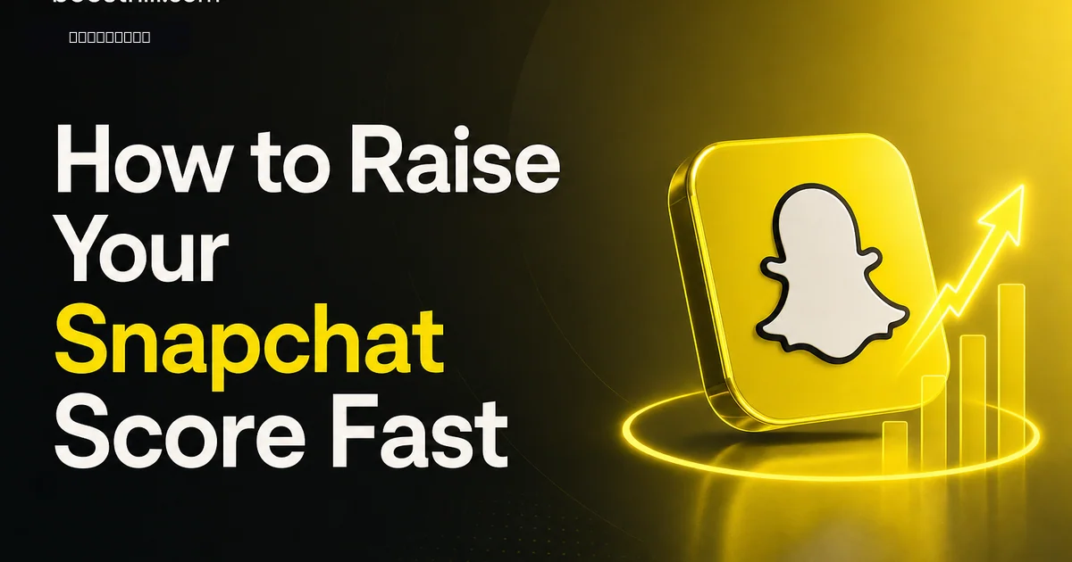 How to Raise Your Snapchat Score Fast