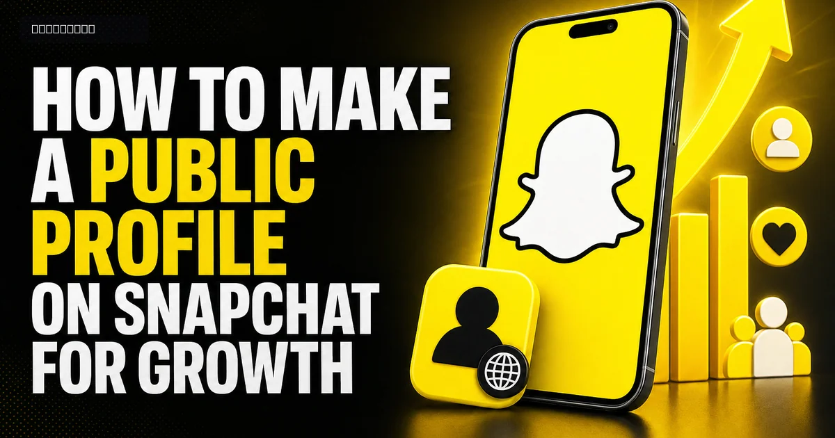 How to Make a Public Profile on Snapchat for Growth
