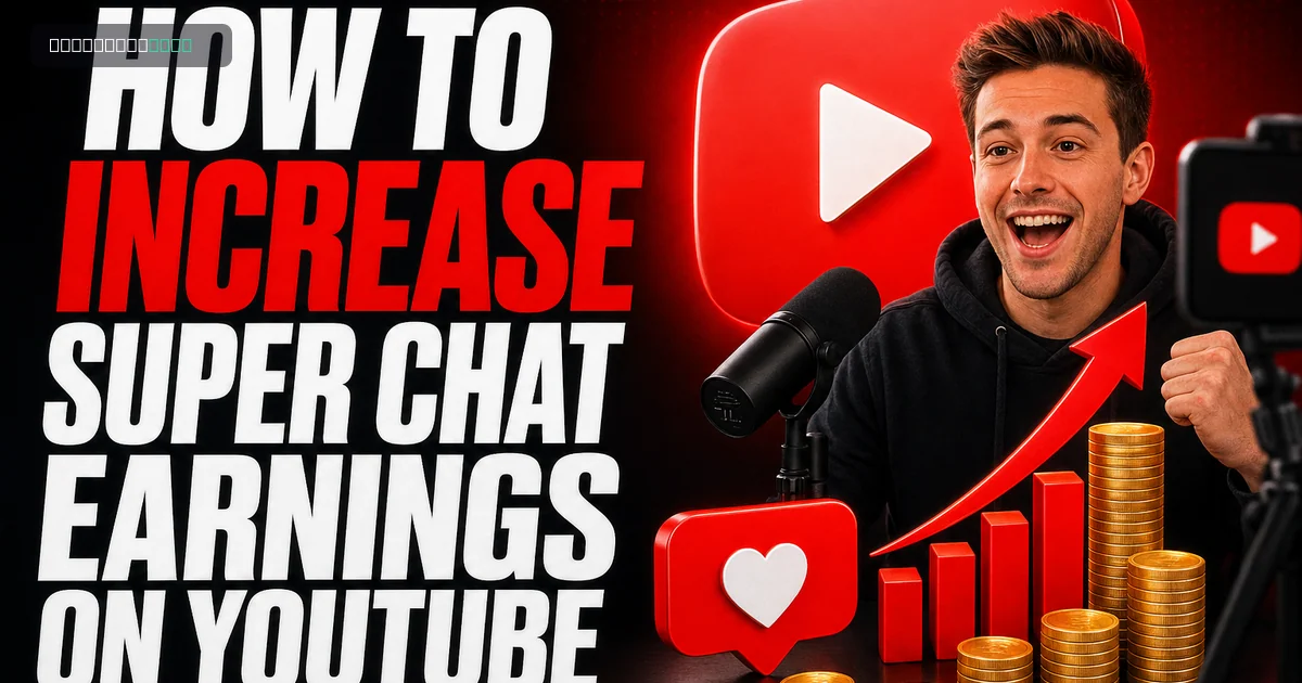 How to Increase Super Chat Earnings on YouTube How to Increase Super Chat Earnings on YouTube