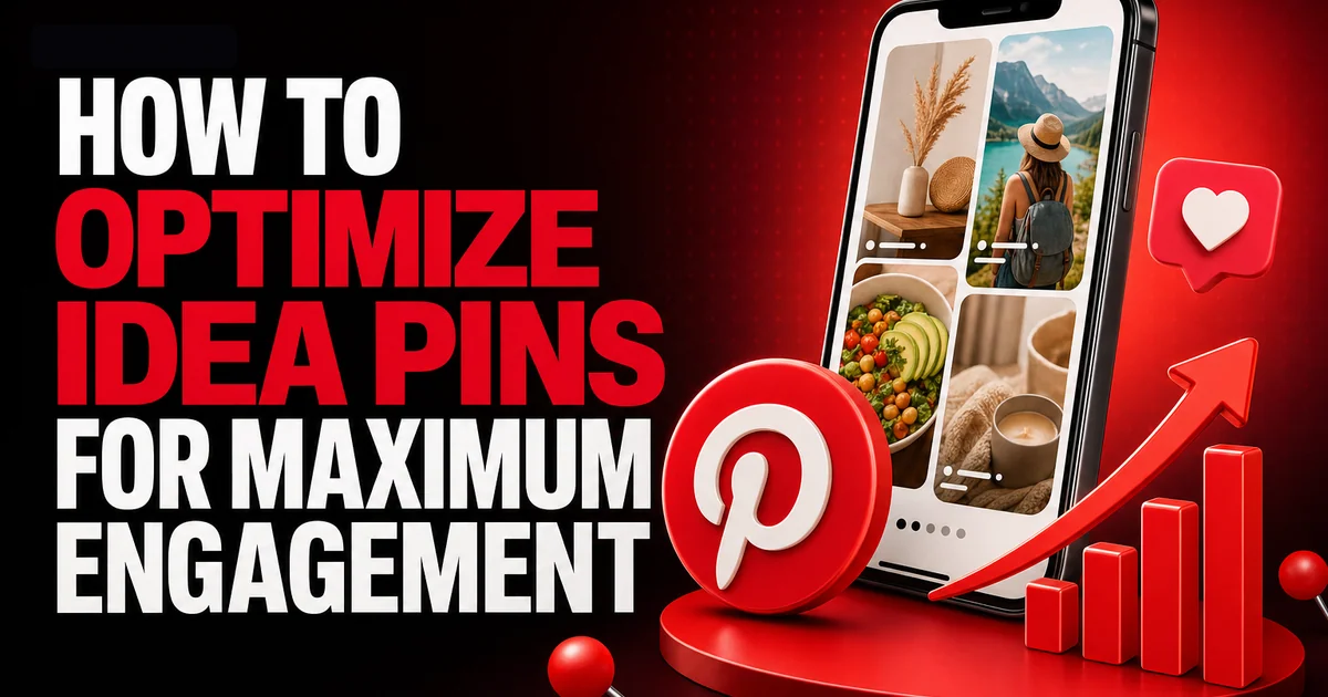 How to Optimize Idea Pins for Maximum Engagement