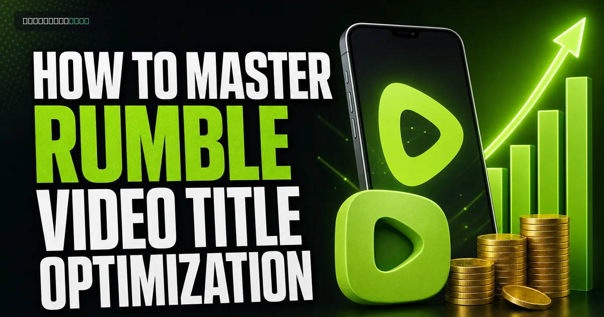 How to Master Rumble Video Title Optimization