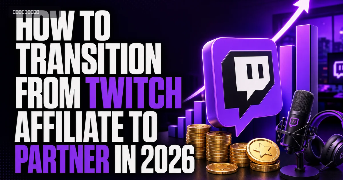 How to Transition from Twitch Affiliate to Partner in 2026