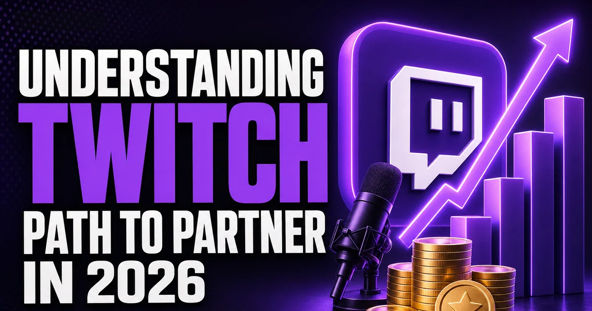 Understanding Twitch Path to Partner in 2026: Required Milestones and Strategic Tips