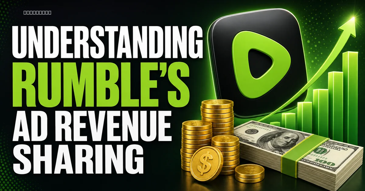 Understanding Rumble's Ad Revenue Sharing: How to Maximize Your Earnings as a Creator