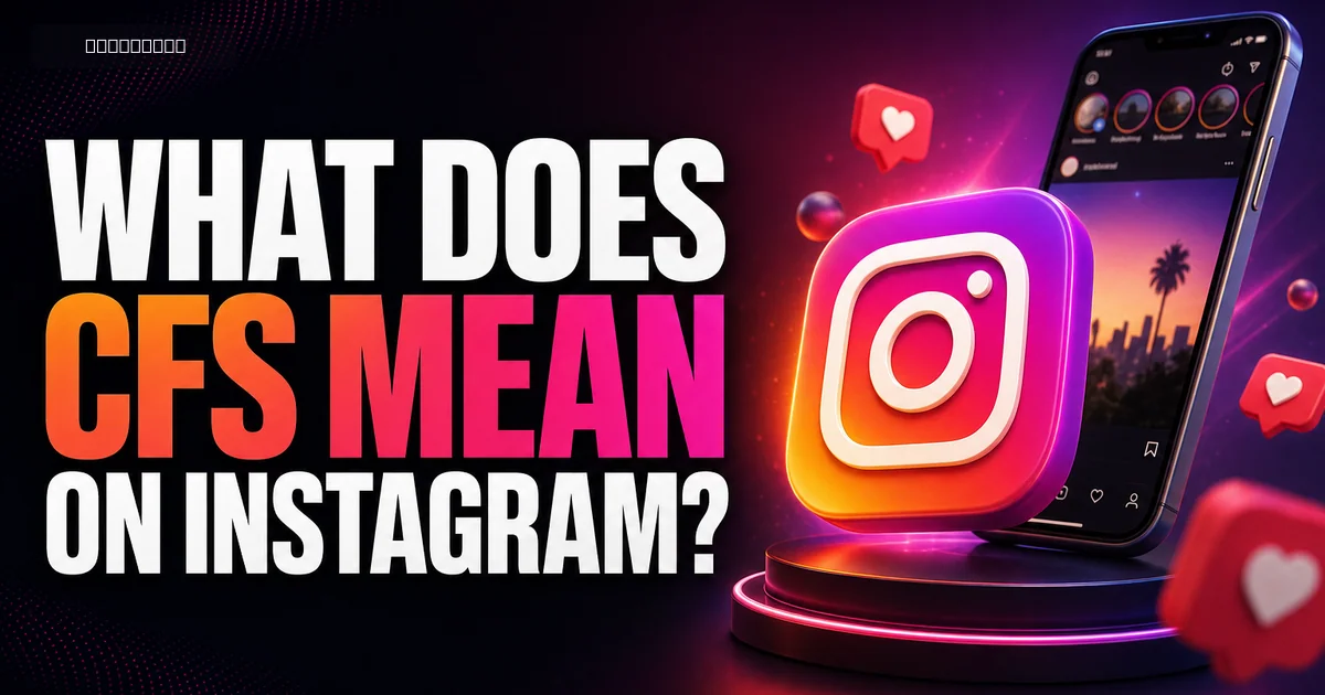 What Does CFS Mean on Instagram? What Does CFS Mean on Instagram?