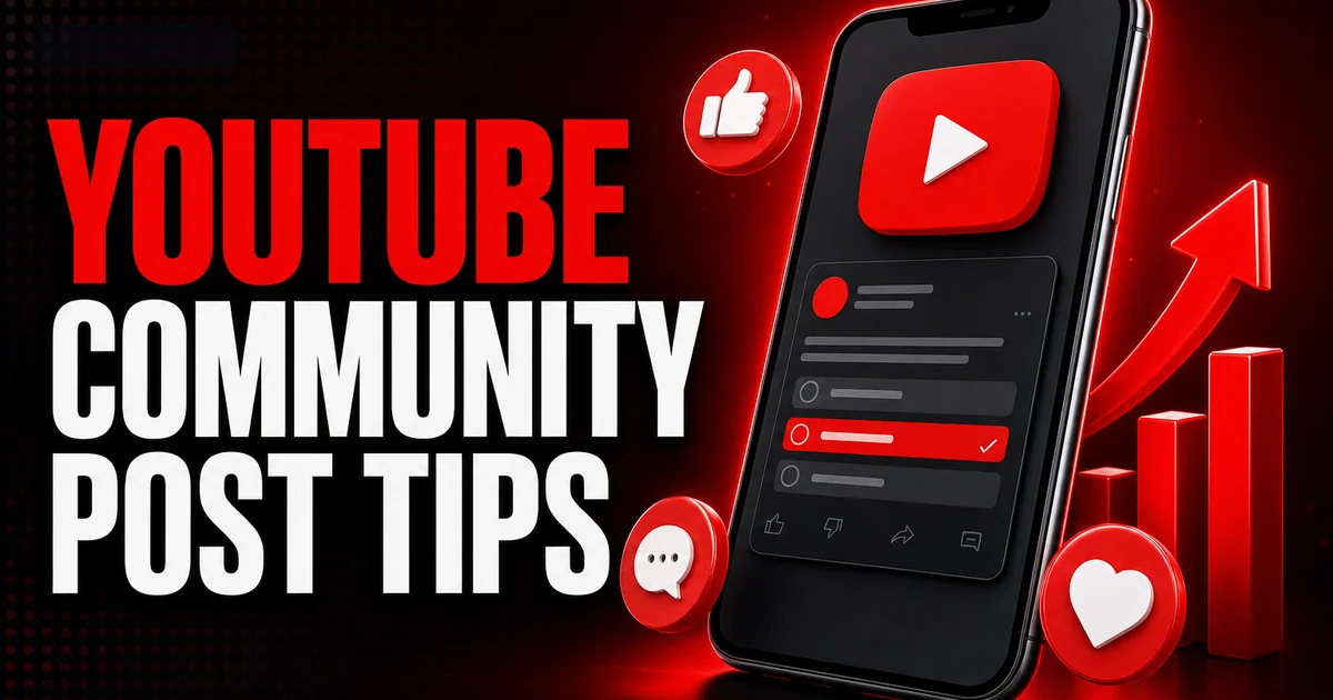 YouTube Community Post Tips: How to Engage and Grow with Community Tab YouTube Community Post Tips: How to Engage and Grow with Community Tab