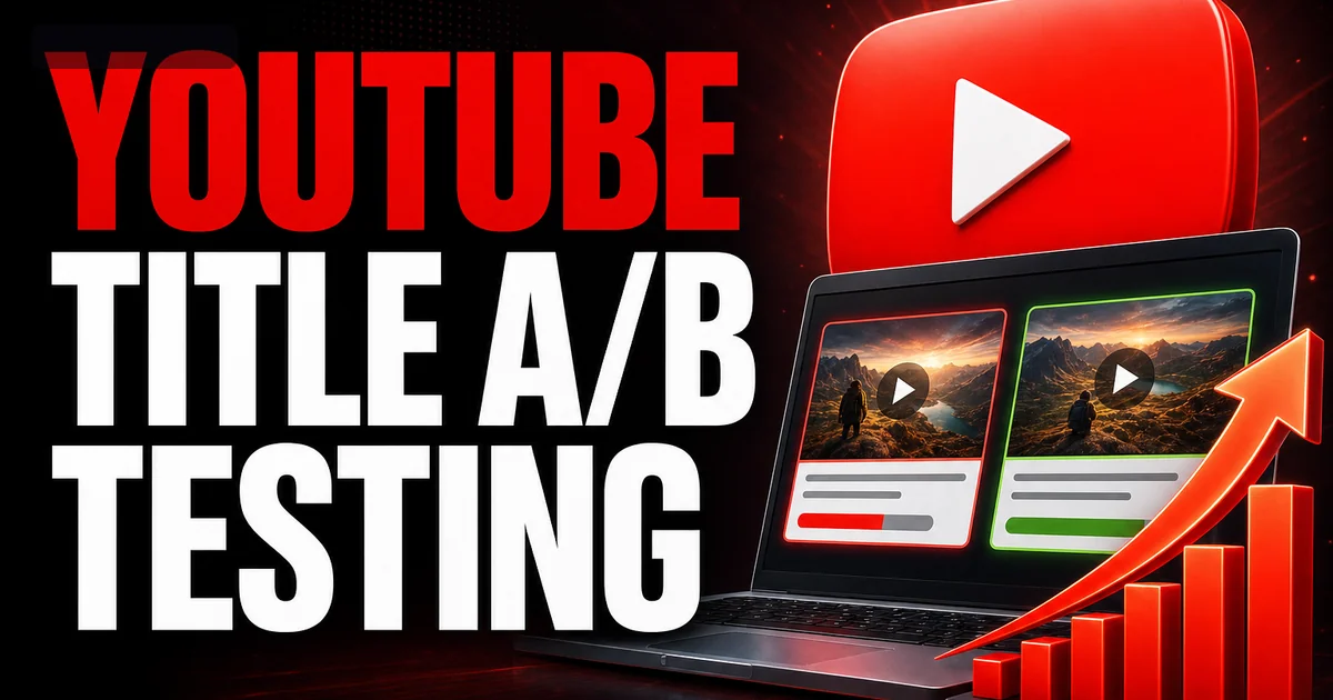 YouTube Title A/B Testing: Titles, Thumbnails, Both