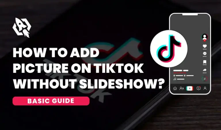 how to add pictures on tiktok video without slideshow