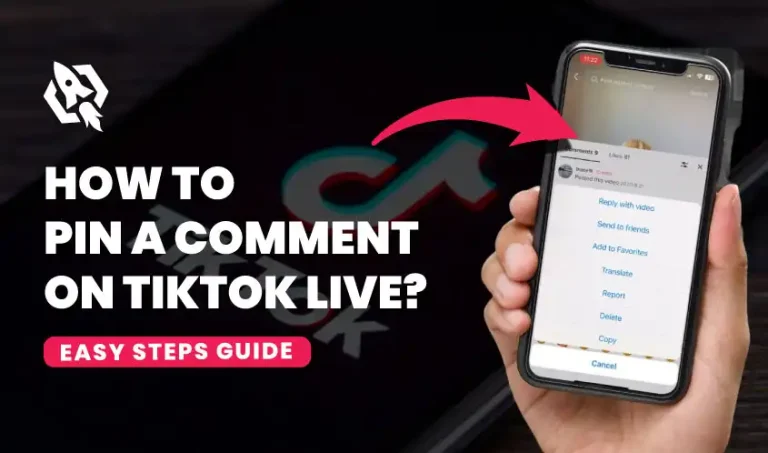 how to pin a comment on tiktok live