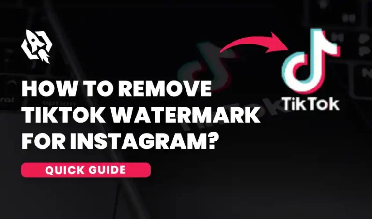 how to remove tiktok watermark for instagram