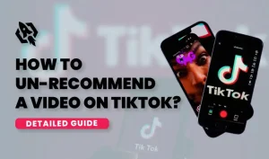 how to un recommend a video on tiktok