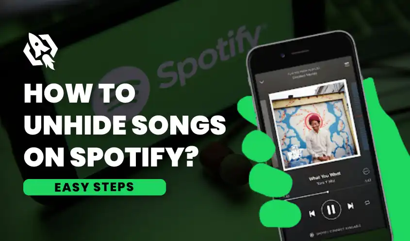 how to unhide songs on Spotify