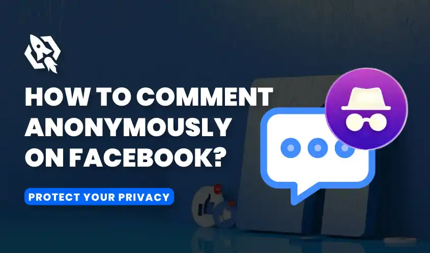 how to comment anonymously on facebook