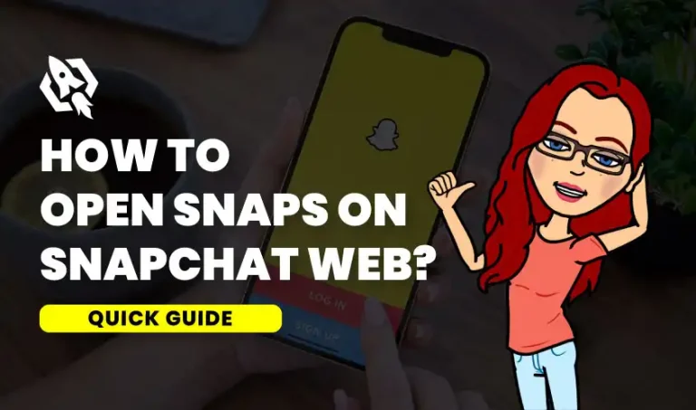 how to open snaps on snapchat web