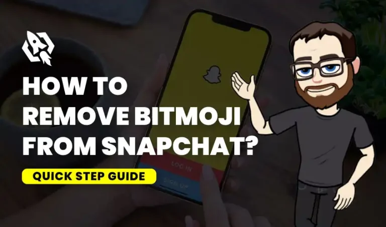 how to remove bitmoji from snapchat